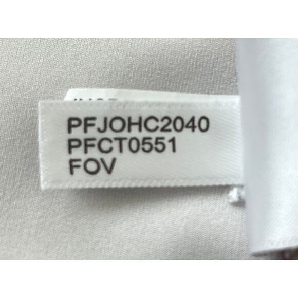 CALVIN KLEIN RACERBACK PADDED SPORTS BRA, WOMENS, XL YELLOW TAN ABSTRACT PATTERN - Picture 11 of 11